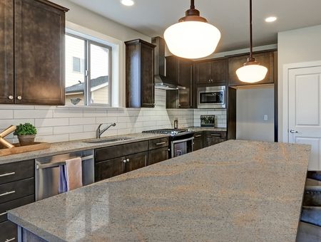 Kashmira cream granite modular kitchen spaces Kashmira cream granite modular kitchen spaces