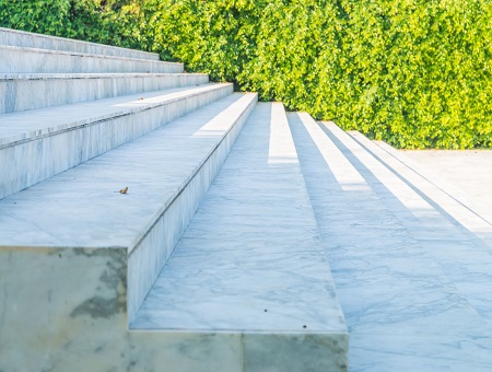 Natural Stones for Outdoor Steps Closeup