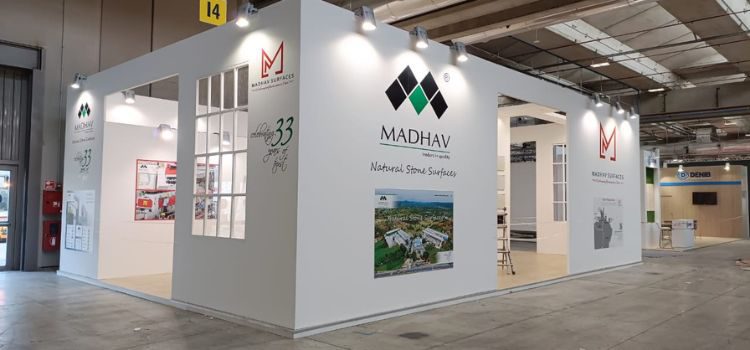Madhav Marbles Premier Stone Display at Verona Stone Trade Show Marmomac 2023